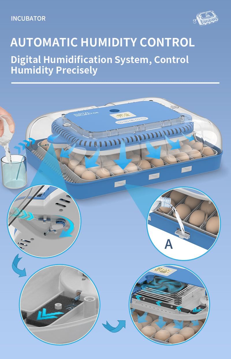 Platinum Range 70 Egg Incubator, Setter and Hatcher IN STOCK