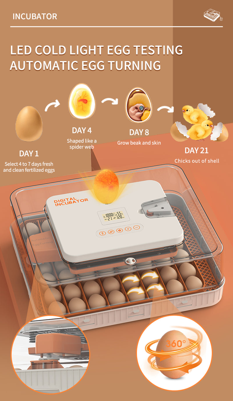 Platinum Range 56 Egg Incubator, Setter and Hatcher