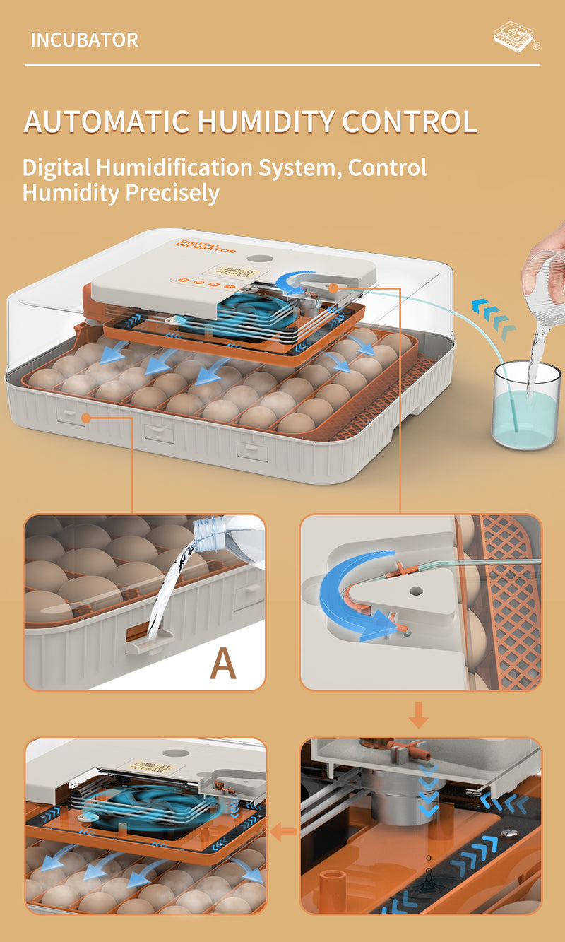 Platinum Range 56 Egg Incubator, Setter and Hatcher